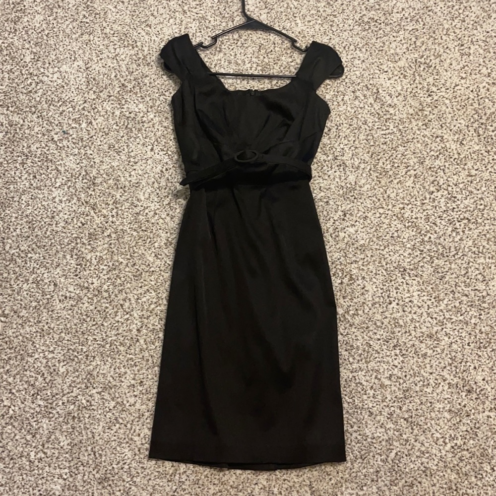 Black cocktail dress